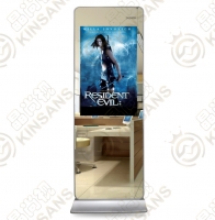 鏡面落地廣告機(jī)